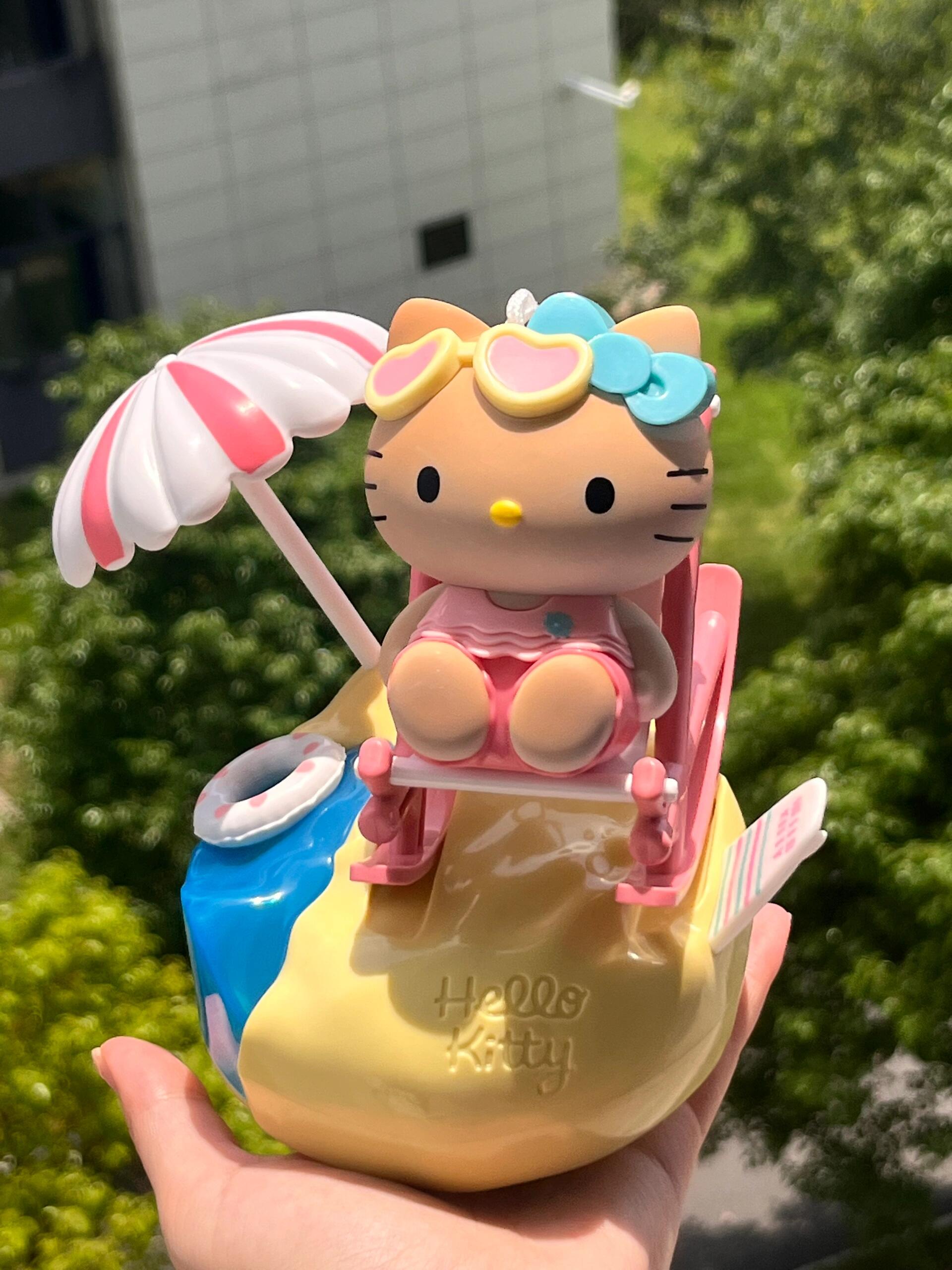 Hellokitty Sunlight Turns Tan Music Box Pizza Hut Co-branded Toys