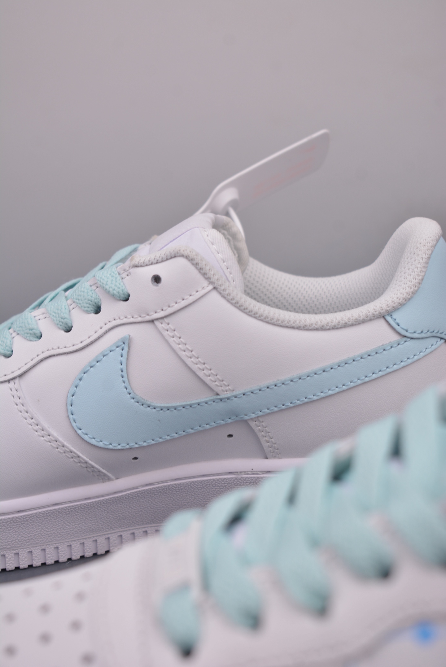 Nike Air Force 1 Low Low-top Sneakers White and Blue Spray Painted Graffiti CW2288-111