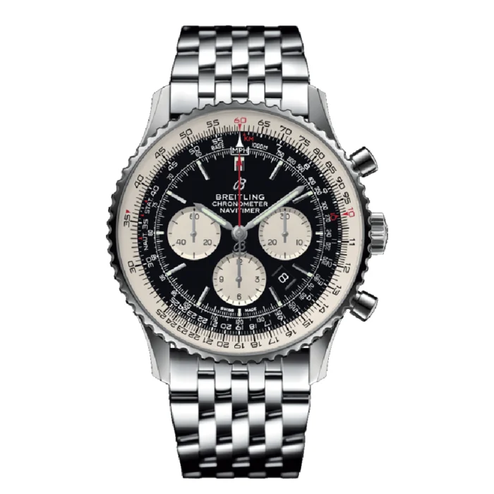 Breitling Navitimer B01 Chronograph AB0121211B1A1 “Black Dial” Premium Duplicate Edition