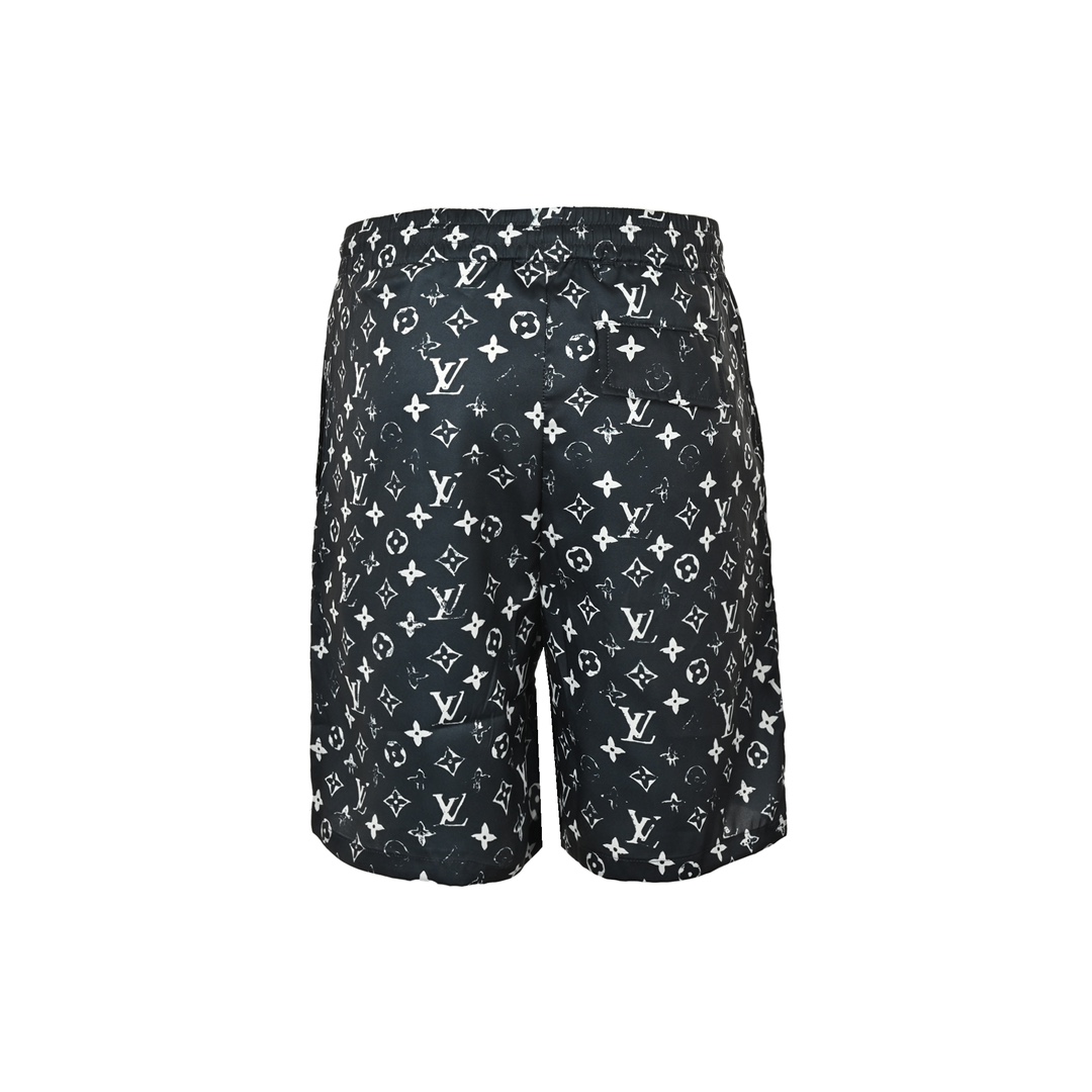 Louis Vuitton 24ss all over print monogram silk suit beach shorts