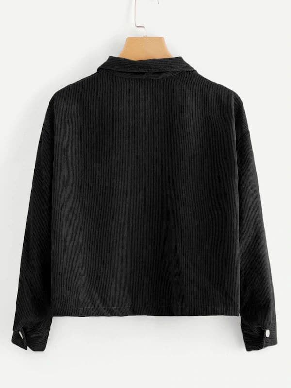 Plus Pocket Side Corduroy Jacket