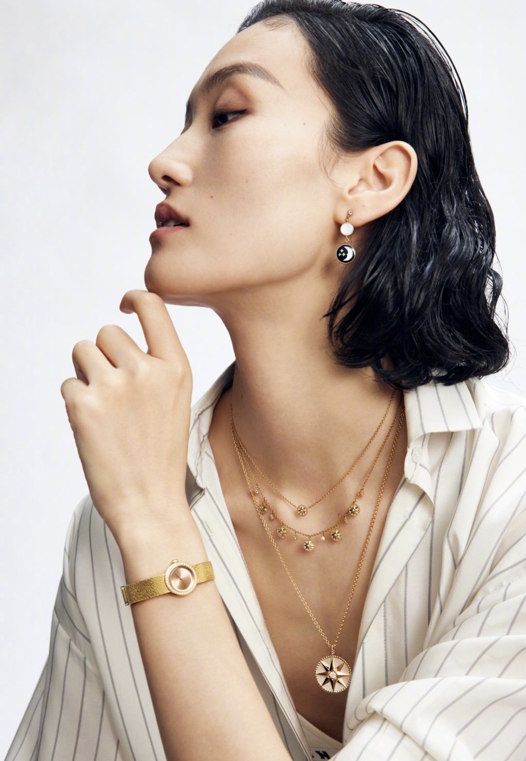 Dior Sun, Moon and Stars Earrings