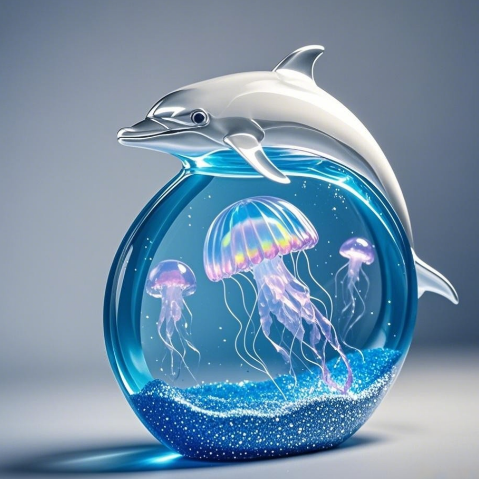 🐬Enchanting Ocean - themed Aquarium Decor: Miniature Worlds to Bring the Ocean Home!