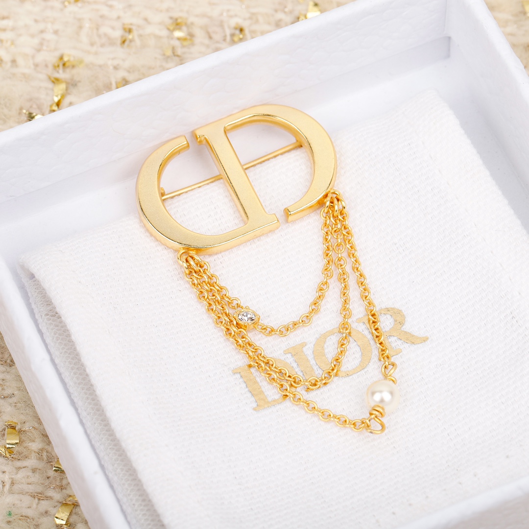 Dior Tassel Brooch