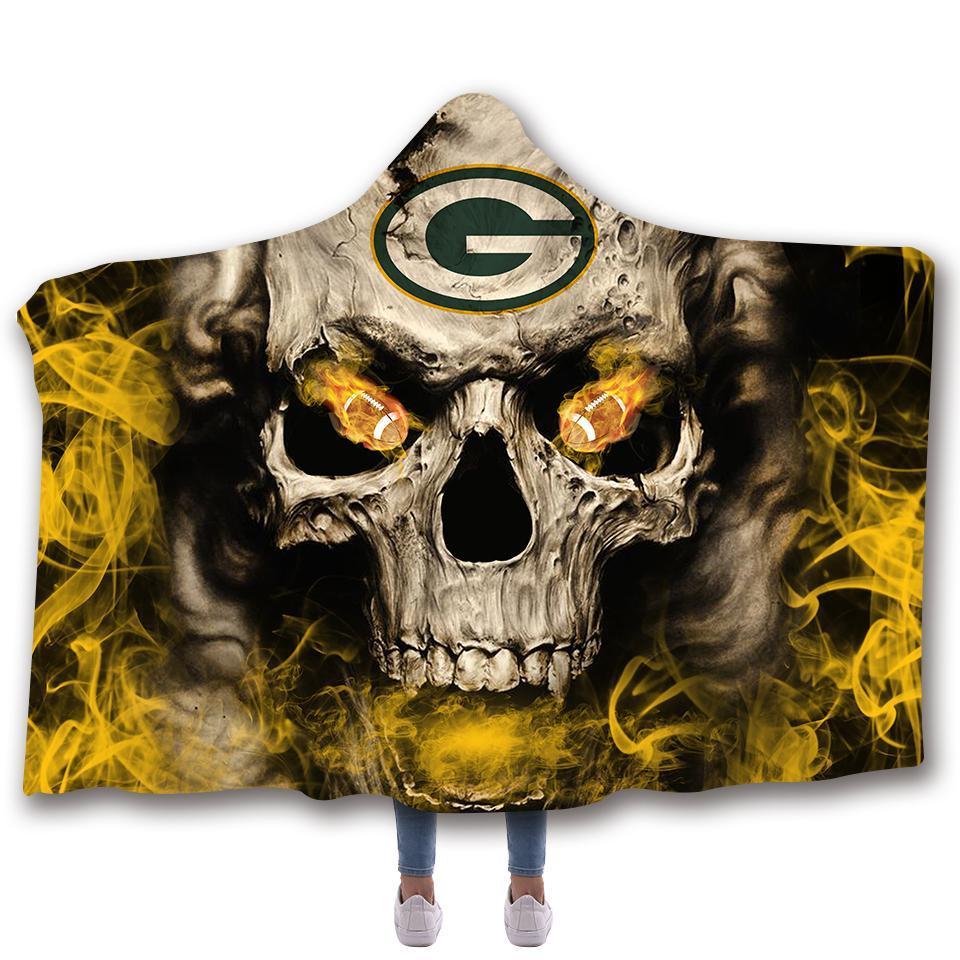 GREEN BAY PACKERS CLASSIC 3D HOODED BLANKET