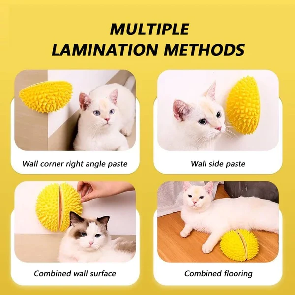 HOT SALE🔥😺Cat Toys - Durian Rubbing Itching Comb