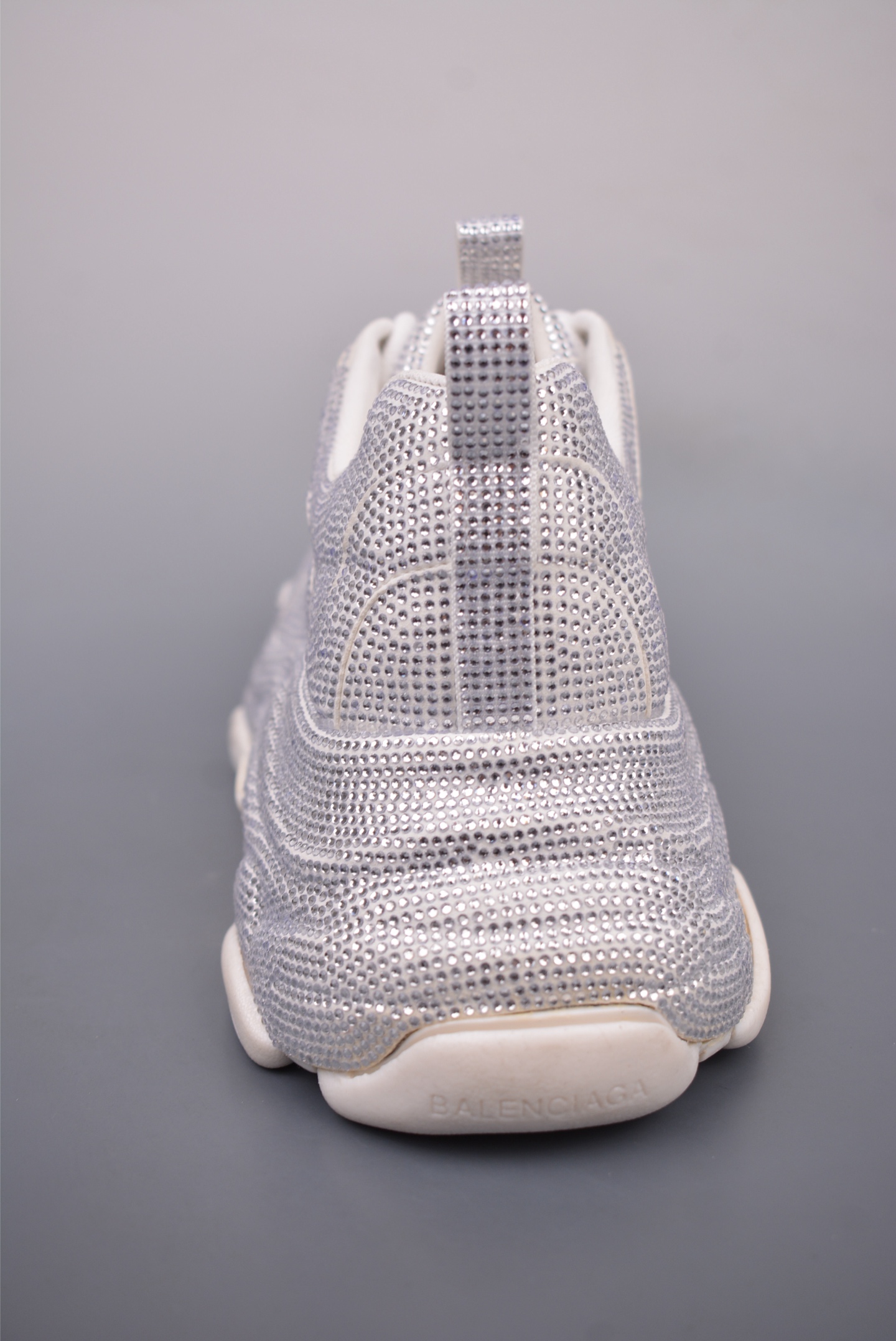 Balenciaga Triple S Trainers Sneaker White Diamonds