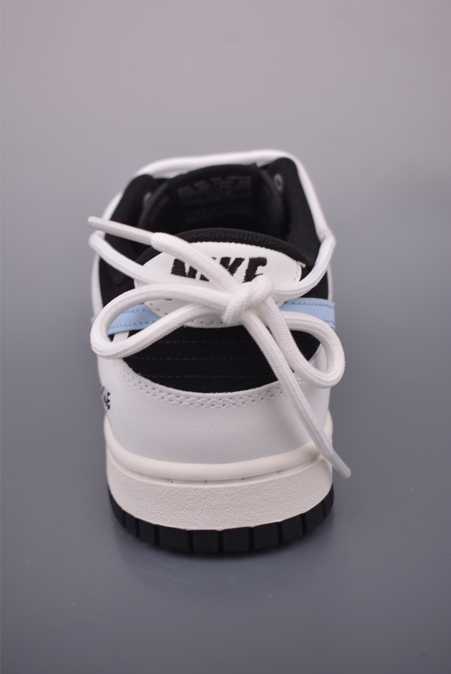 NIKE SB Dunk Low MIRAGLE Deconstructed Straps Black White Light Blue
