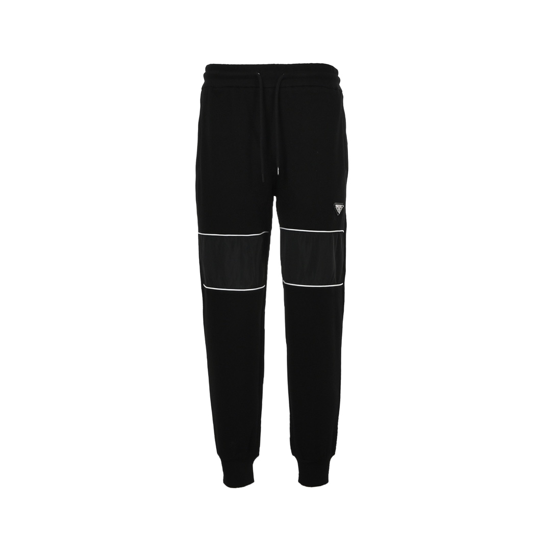 Prada 23Fw triangle logo patchwork suit trousers