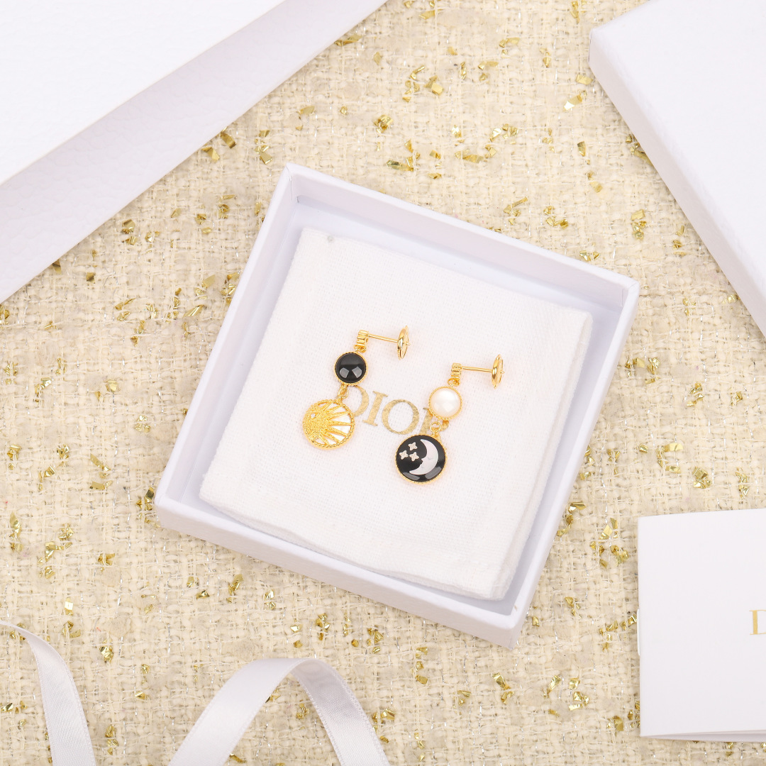 Dior Sun, Moon and Stars Earrings