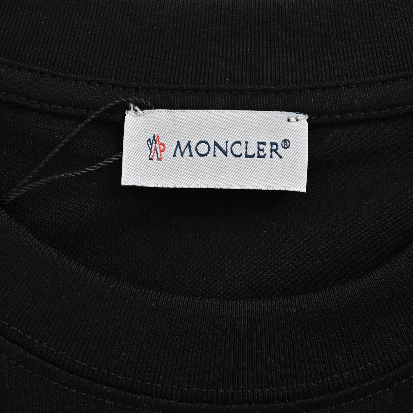 Moncler flocked logo print short sleeves
