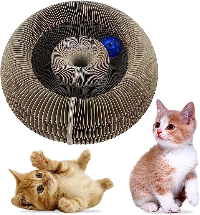 💥Last Day Promotion-[SAVE 50% OFF]--Magic Organ Cat Scratching Board--Comes with a toy bell ball--BUY 2 GET 10% OFF & FREE SHIPPING