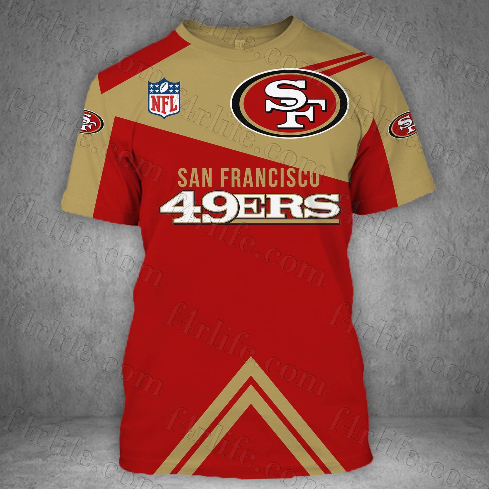 SAN FRANCISCO 49ERS LOVE HOODIE 3D VIP 6