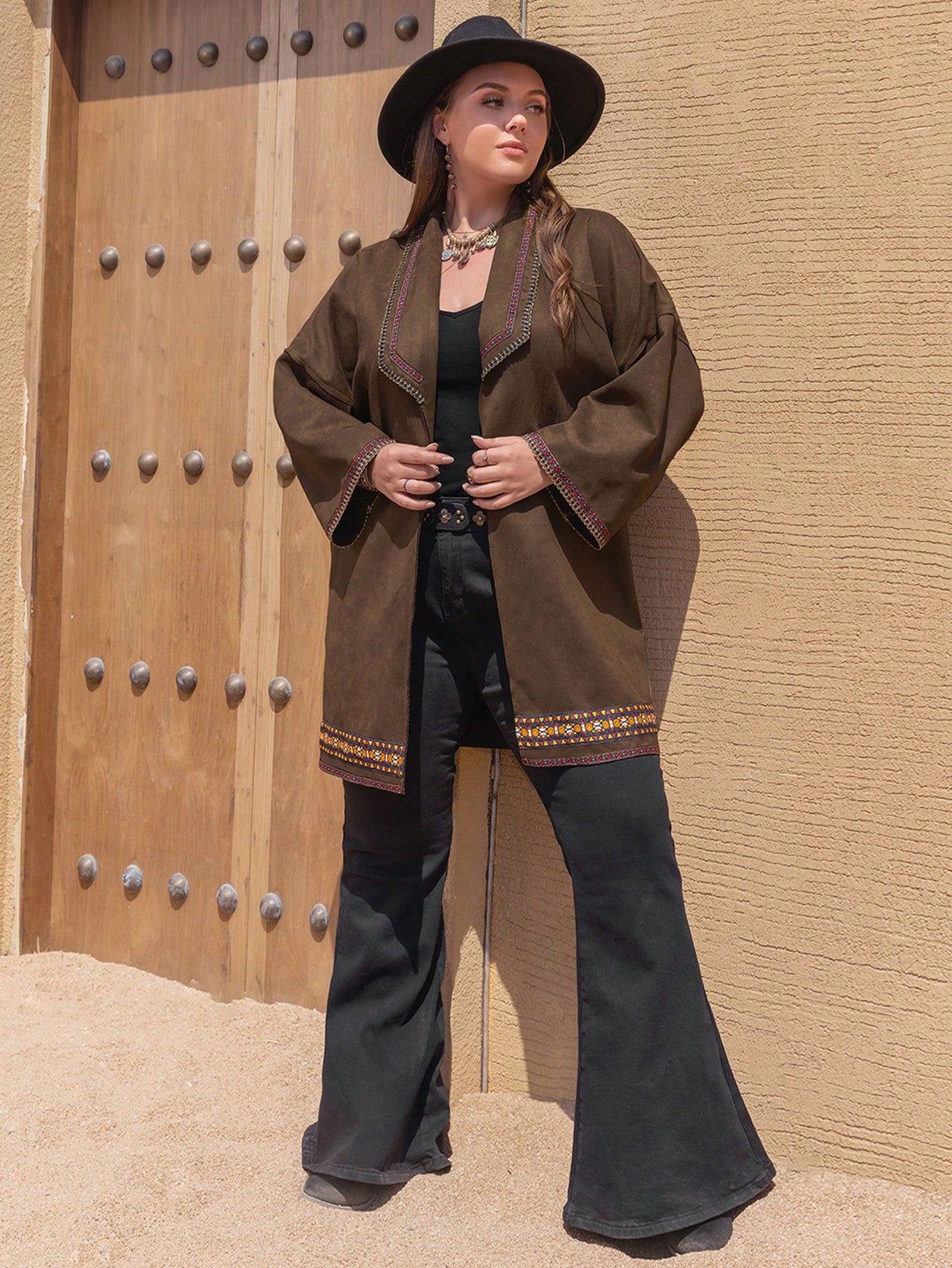 Plus Size Women Clothing Autumn Winter Slim Jacket