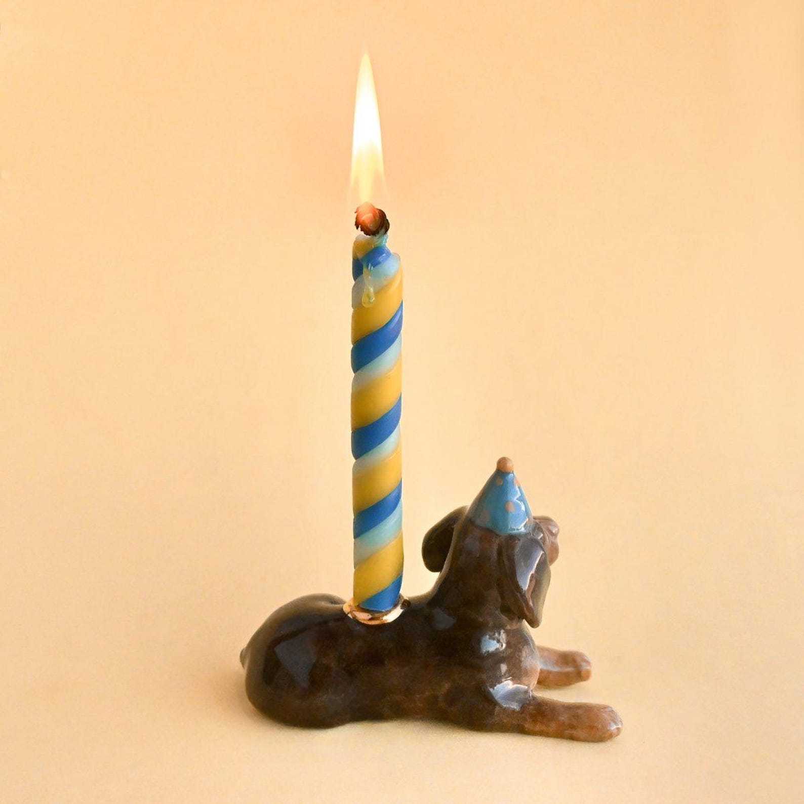 🎄CHRISTMAS ON SALE🔥Cake Topper | Handcrafted Porcelain Figurine | Birthday Candle Holder