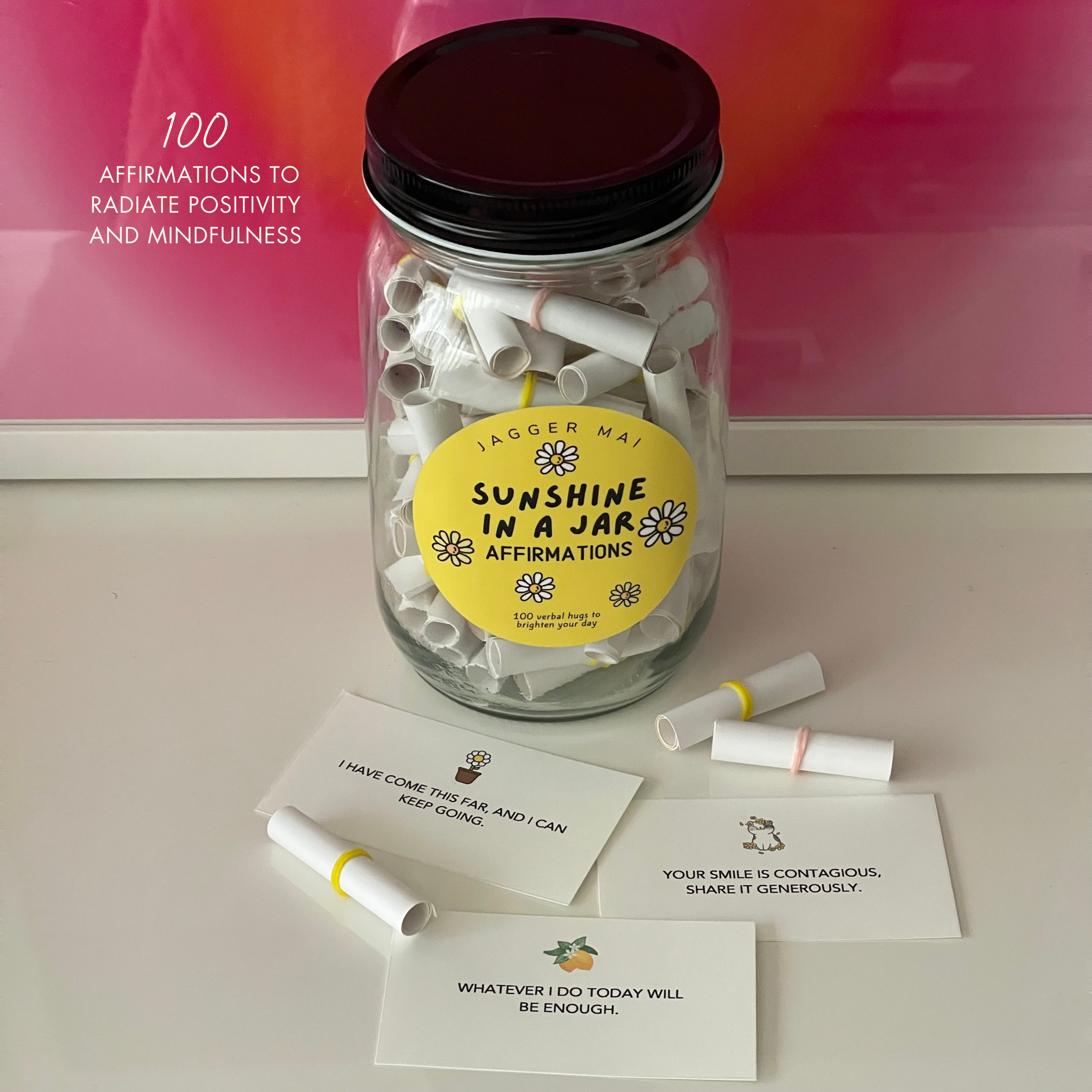 Affirmation Jar | Sending You Sunshine☀️