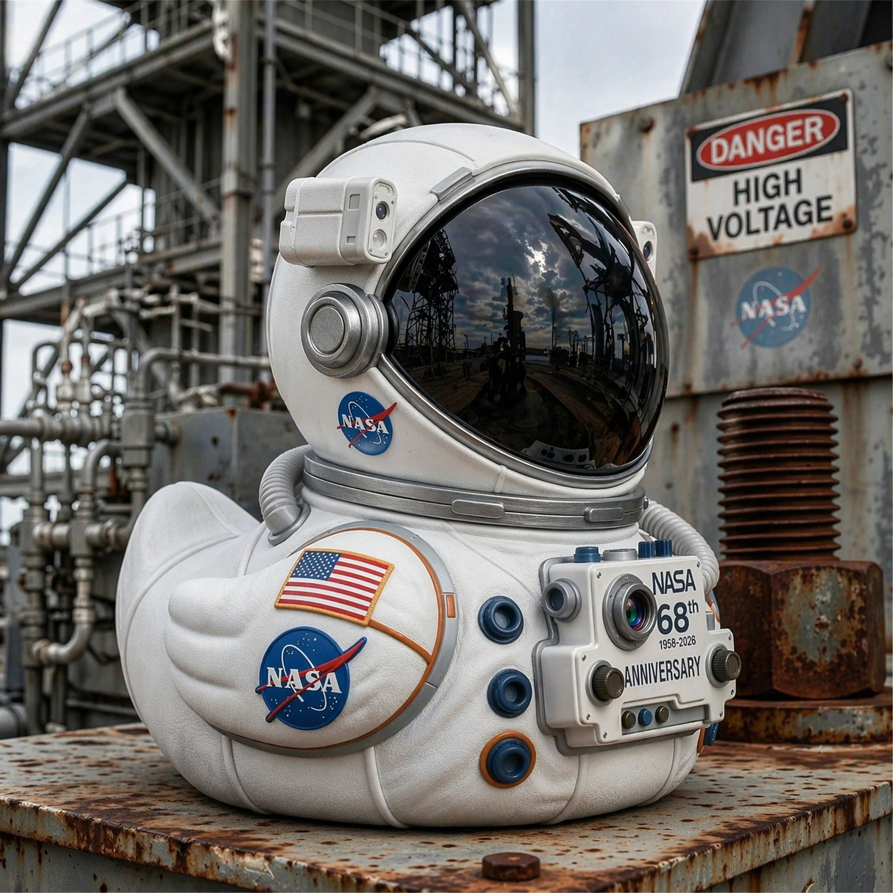 🚀🧑‍🚀 NASA 68th Anniversary Astronaut DUCK