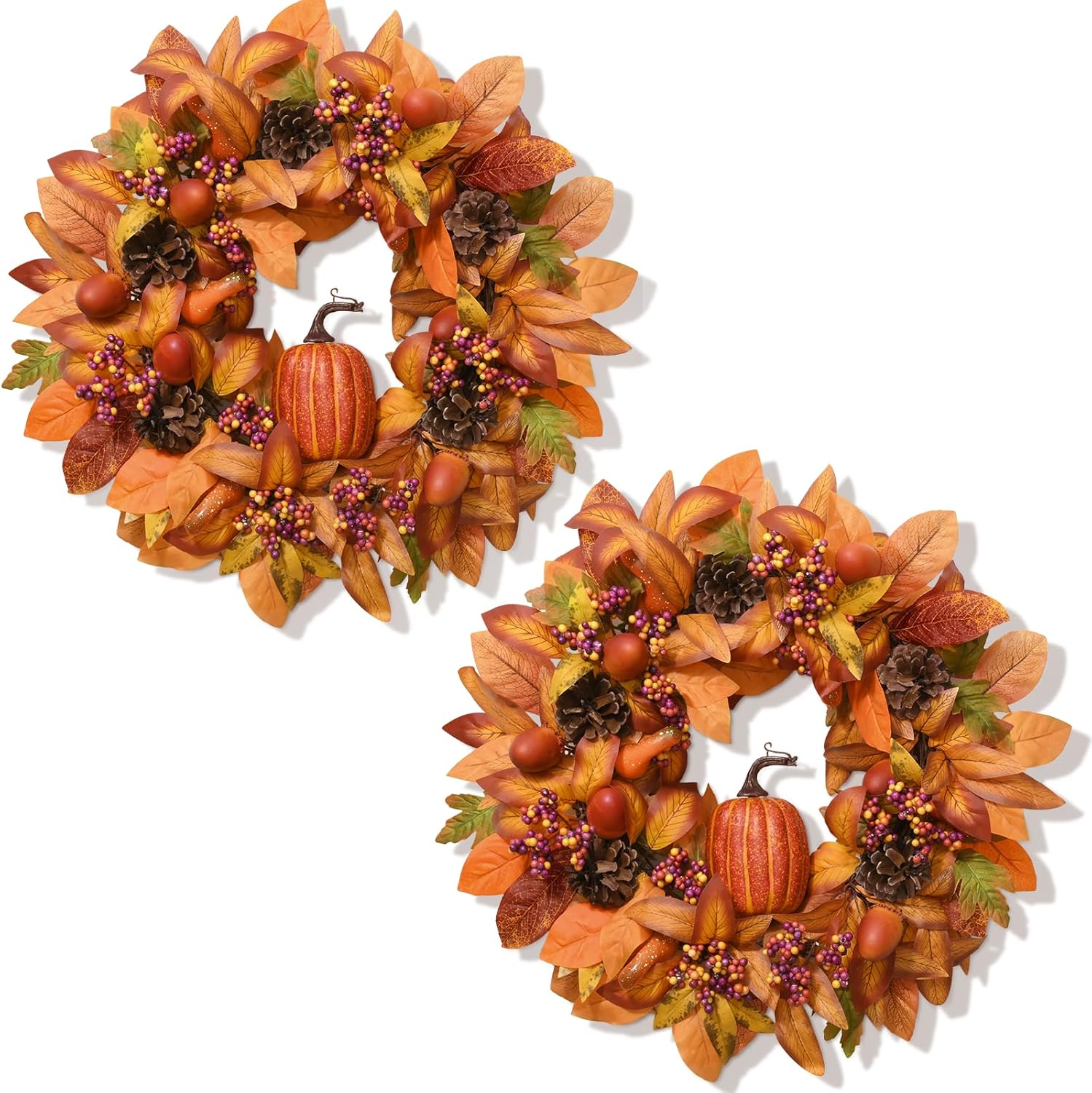 🍁Fall Decorations-Pumpkin Fall Wreath