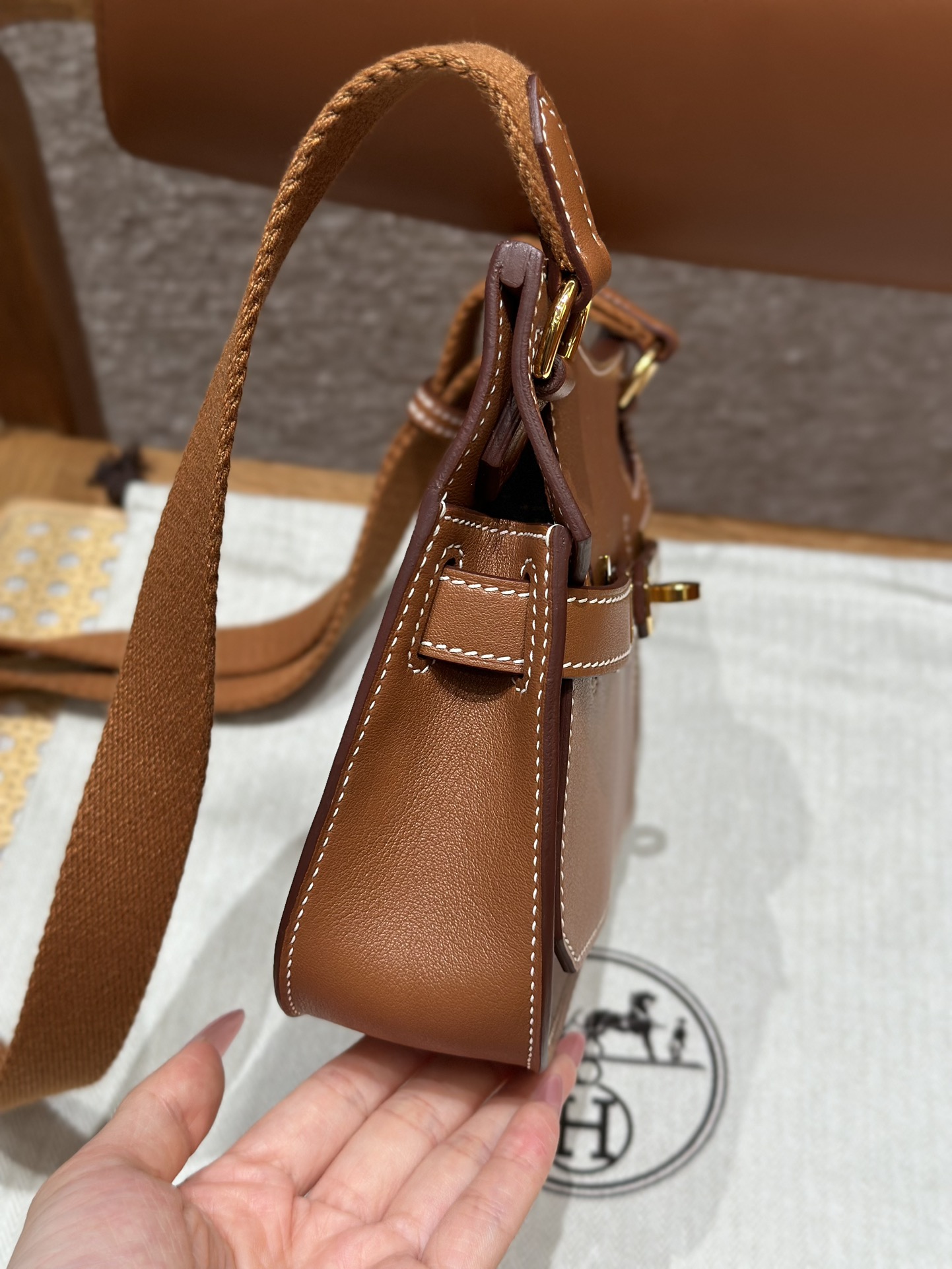 Hermes Jypsiere mini ck37Gold (Handmade to order)