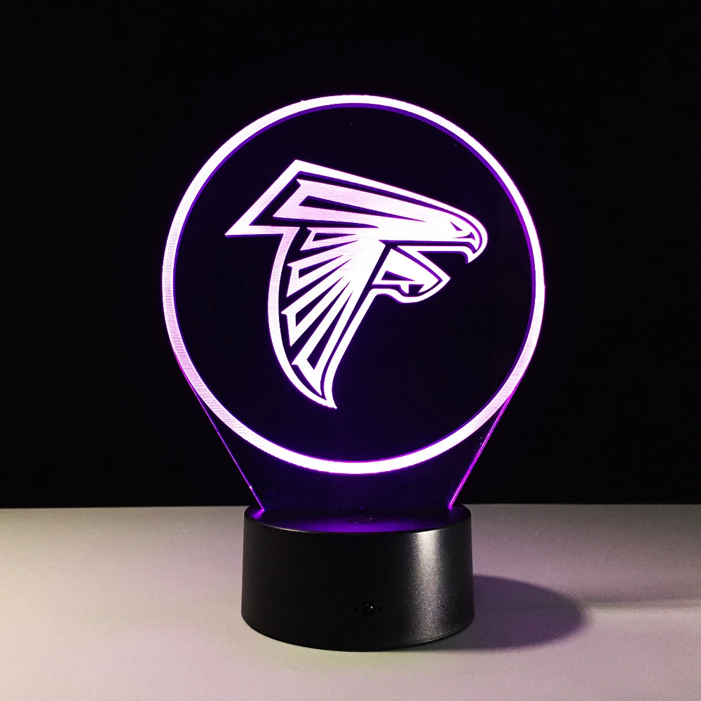 ATLANTA FALCONS 3D LED LIGHT LAMP