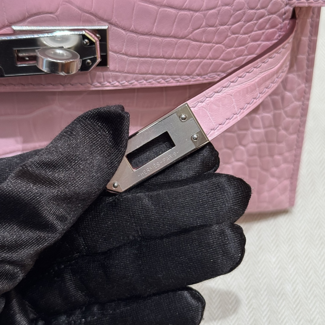 Hermes mini kelly 2 3QRose Sakura (handmade to order)