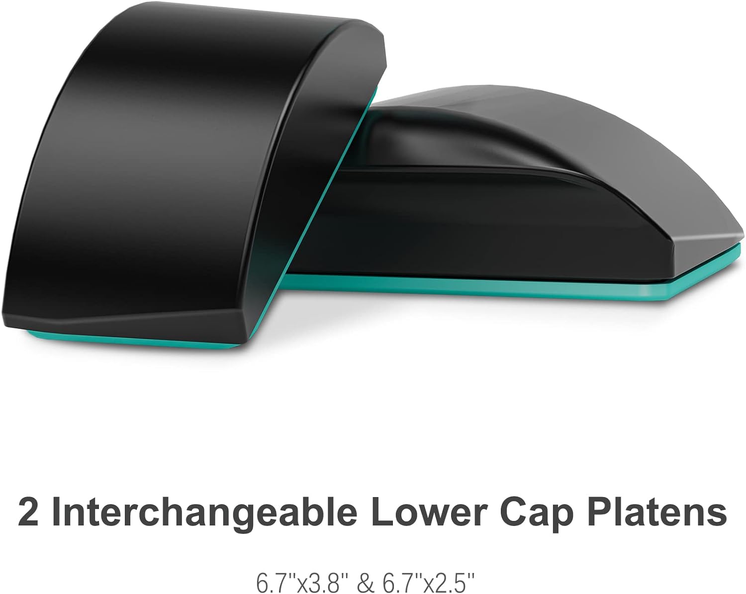Delclynee Hat Heat Press Machine for Caps with 2pcs Interchangeable Platens