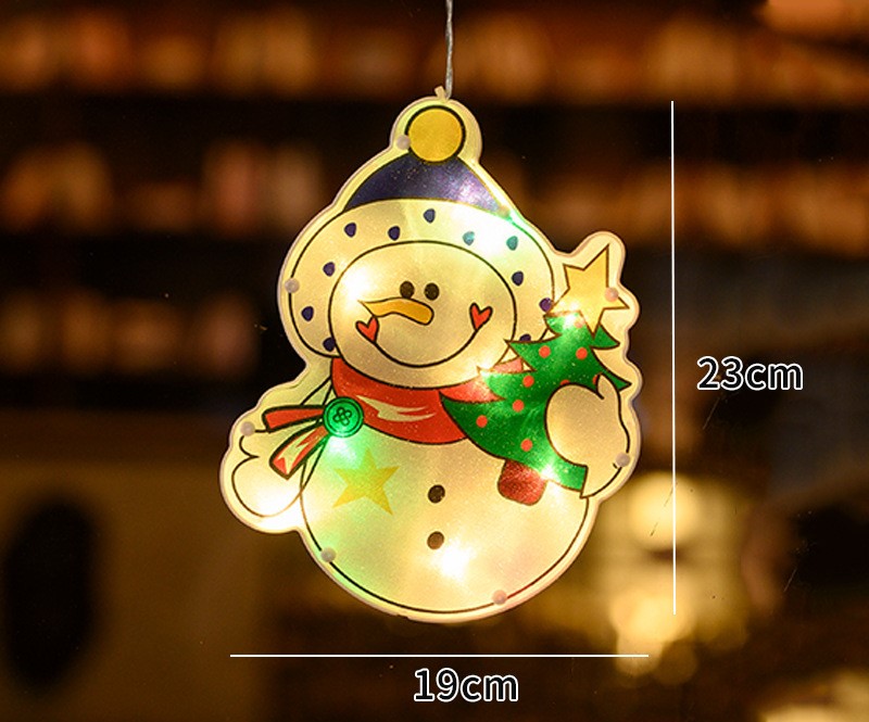 New painted suction cup led lights for Christmas