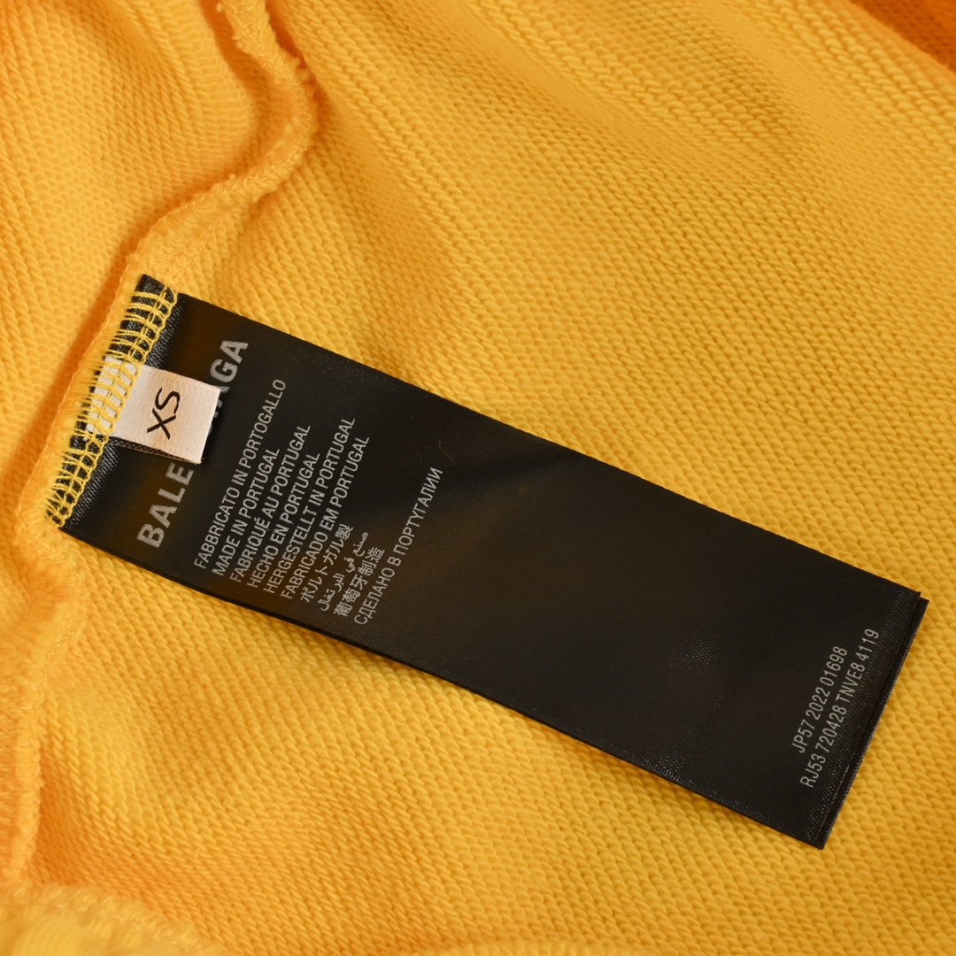 Balenciaga 24ss double ring flame washed shorts