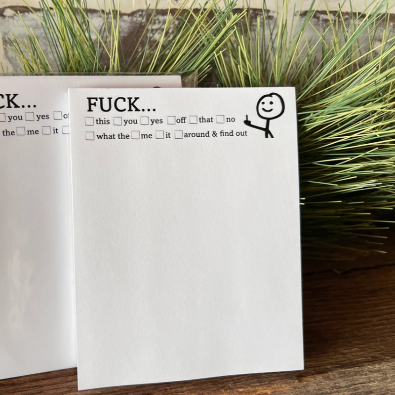 Funny Fu*k Notepads