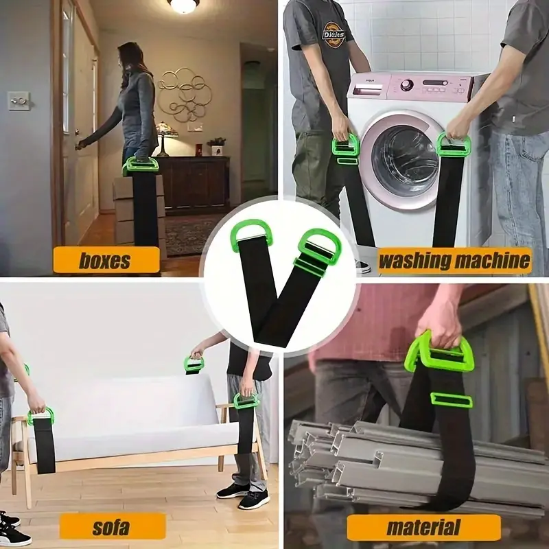 Multifunctional transport belt✅（Easily move all items）