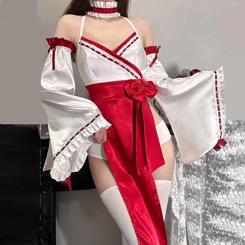 Miko Backless Split Lingerie Dress