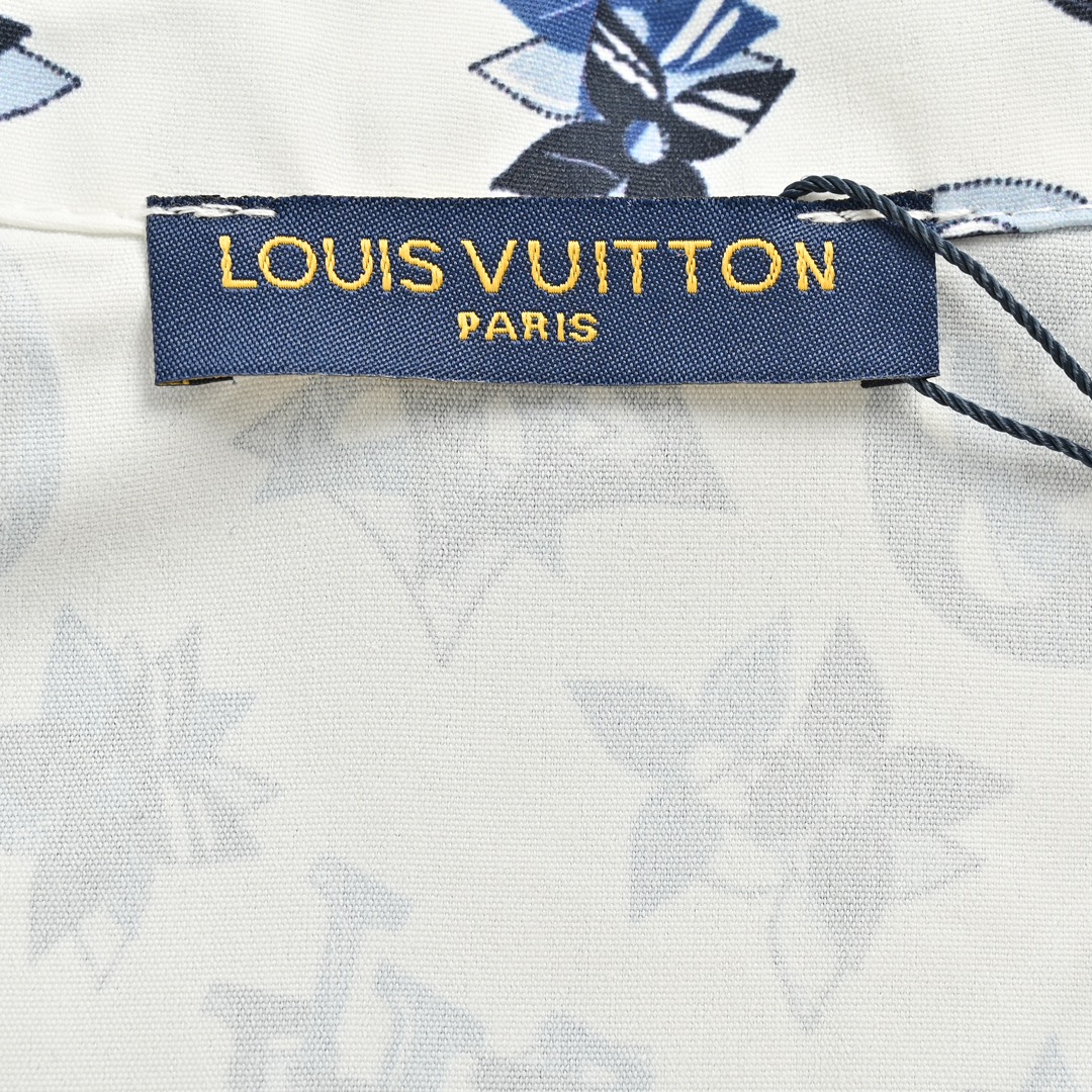 Louis Vuitton 24ss full print overlapping monogram short sleeve shirt