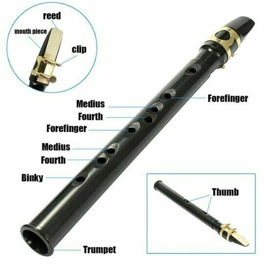 ✨Key Of C Two Octave Range Pocket Travel Saxphone