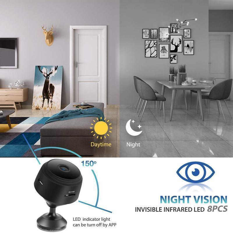 [Last Day Promotion 55% OFF] 1080P HD Mini Spy Camera Wi-Fi Wireless, Remote View, Motion Detection, Night Vision!