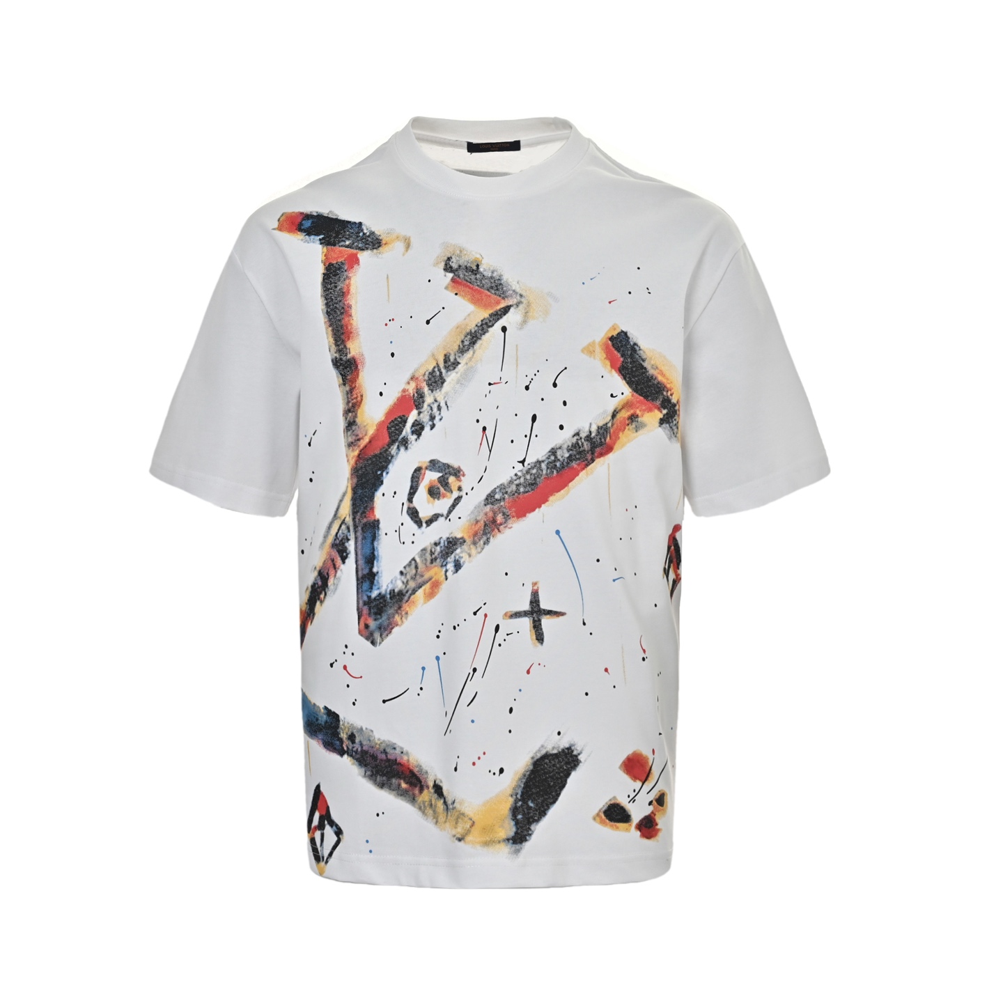 Louis Vuitton 25ss graffiti print short sleeve