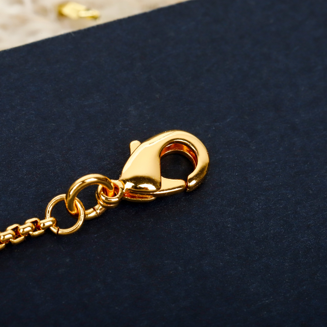 Dior Pink Square Necklace
