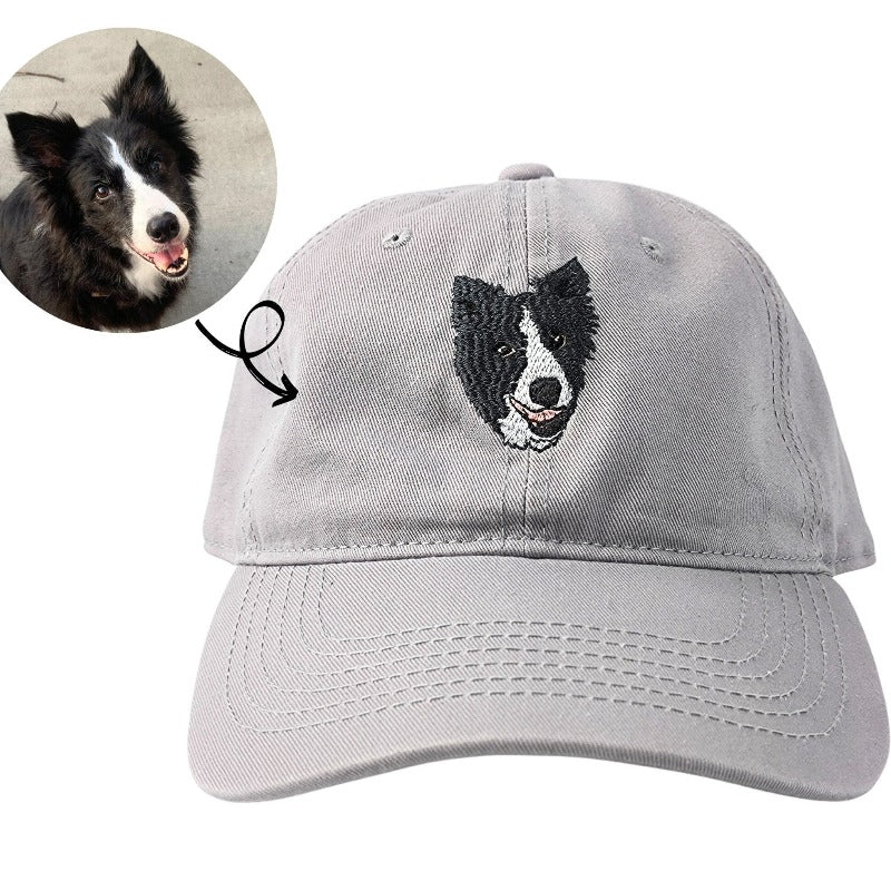 Custom Pet Portrait Embroidered Hat