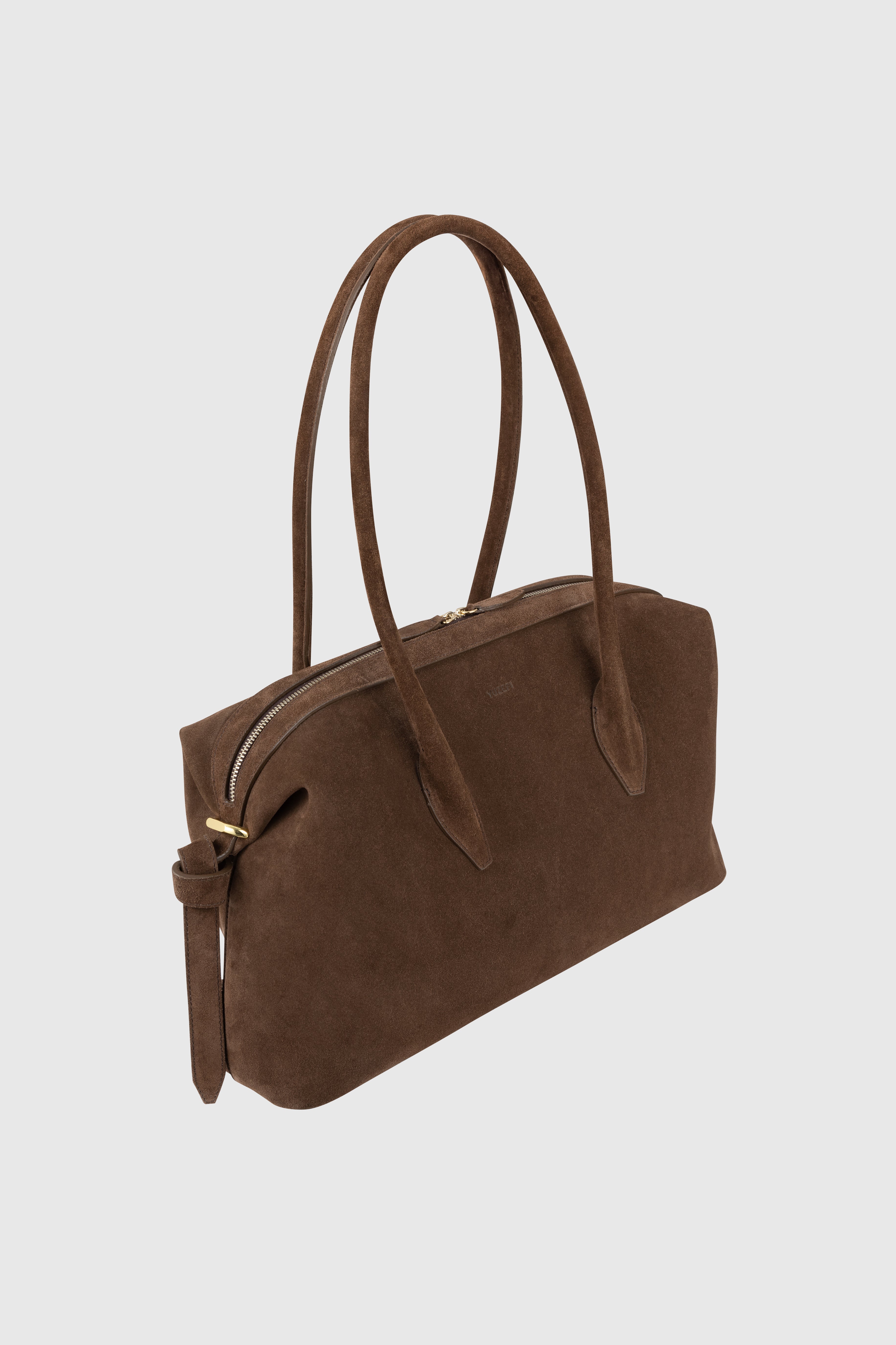 BRIOCHE DUFFLE - CHOCOLATE SUEDE