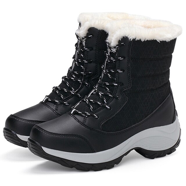 Heels Winter Botas Mujer Keep Warm Snow Winter Shoes Female Botines