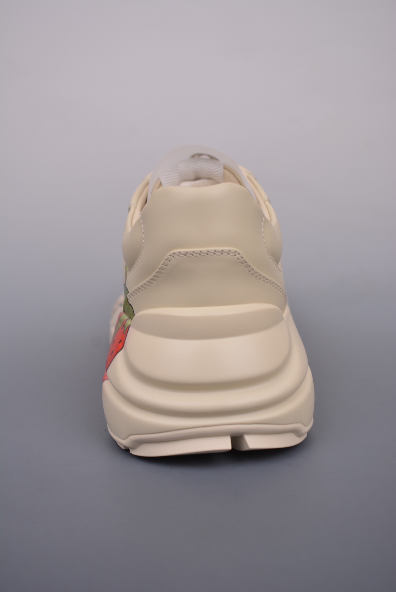 Gucci Ivory Three Strawberries Print