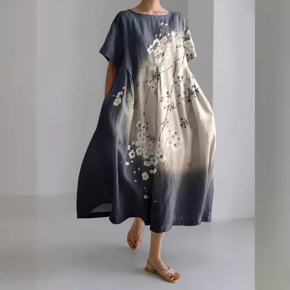 Women's Stand-Alone Short-Sleeve Dress