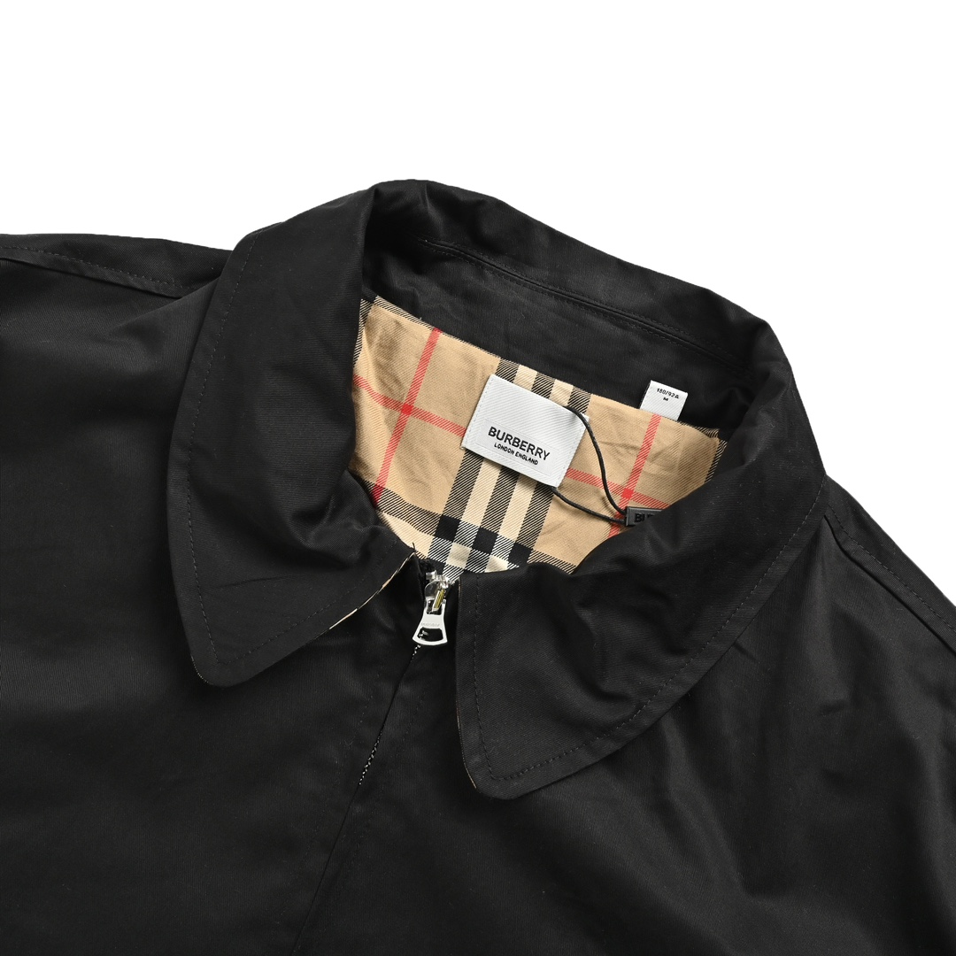 Burberry 24Fw warhorse embroidered lined check jacket