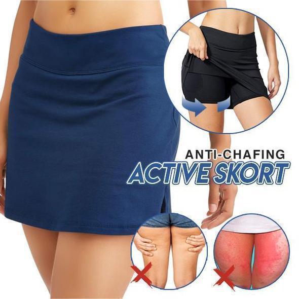 (Summer Hot Sale 50% OFF)-2021 Anti-chafing Active Skort - Super Soft & Comfortable - Buy 3 Free Shipping