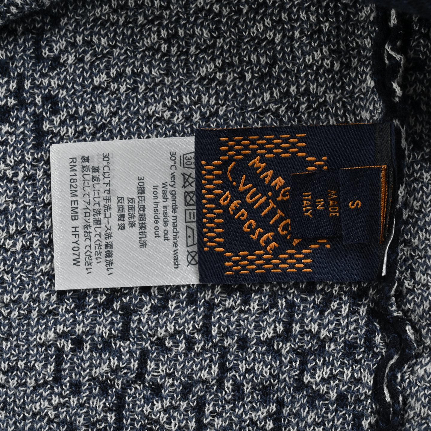 Louis Vuitton 25ss Checkerboard Knit Cardigan Short Sleeve