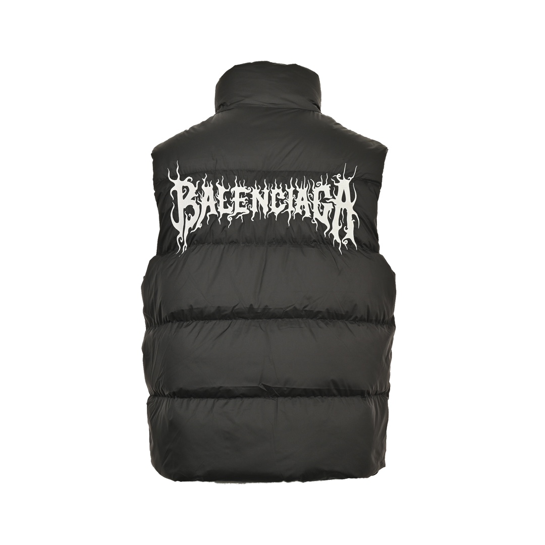 Balenciaga 24Fw flame back down vest