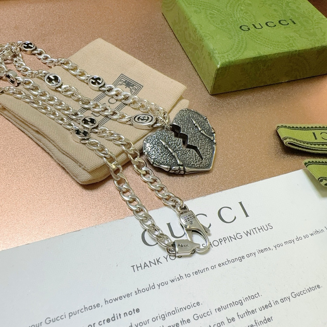 Gucci Anger Forest Series Double G New Model Broken Heart