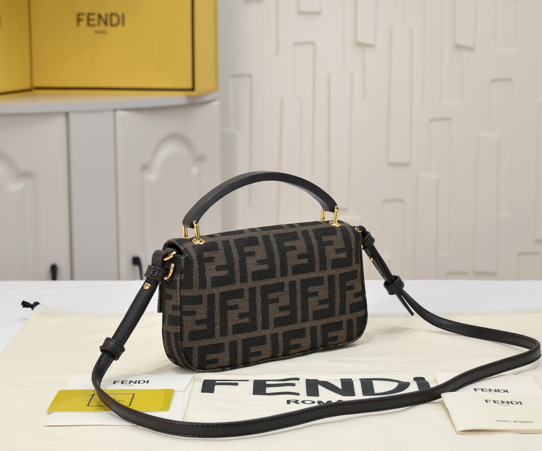 FENDI Monogram Mini Baguette Bag 83314B60