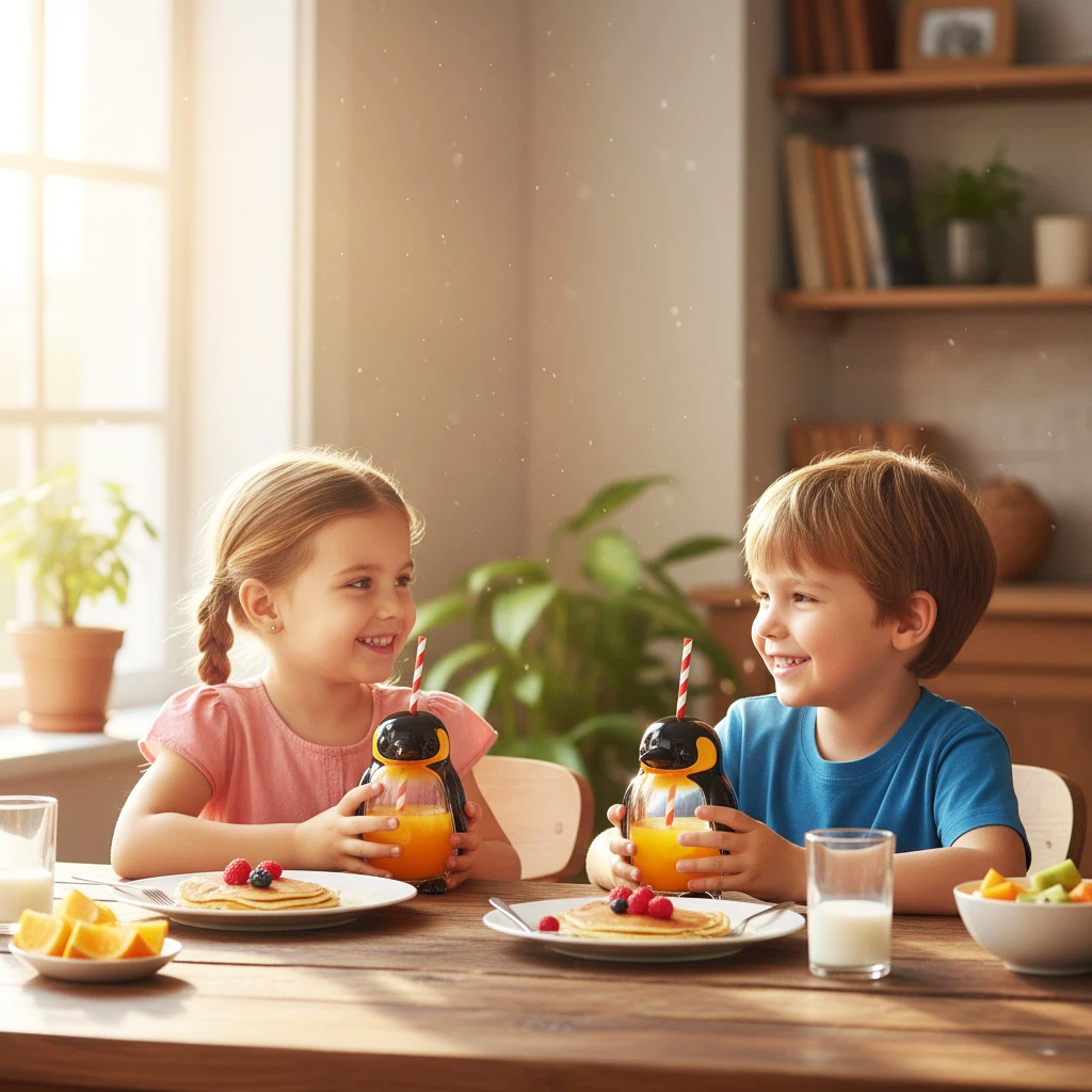 🐧🥤 emperor penguin glass - make every sip cuter!