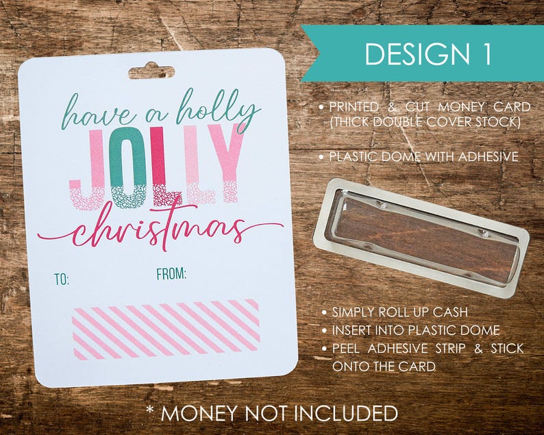 Cute Money Holder Christmas Cash Card