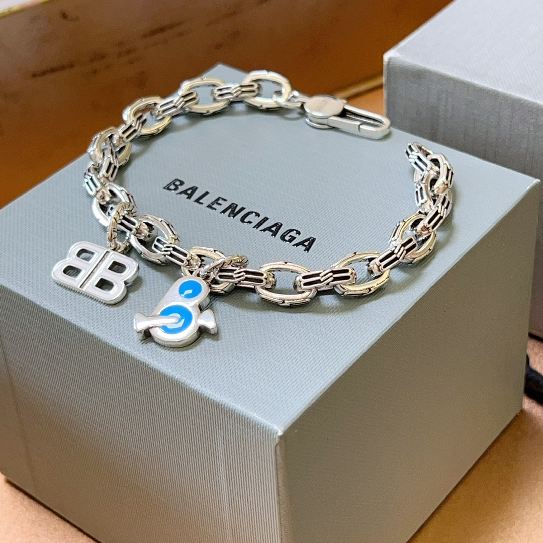 Balenciaga BB chain bracelet
